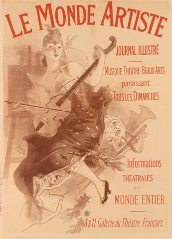 JULES CHÉRET (1836-1932) & DAPRÈS HENRI DE TOULOUSE-LAUTREC (1864-1901). [ART NOUVEAU.] Two posters. 1892 & 1918. Sizes vary.